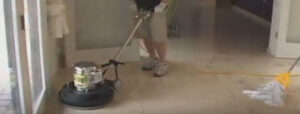 travertine cleaning video