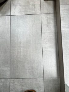 Before and after shower tile restoration service in Tucson, AZ by Arizona Tile & Grout Care.